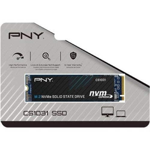 PNY CS1031 256 GB Solid State Drive - 256GB M.2 2280 PCIE NVME SSD