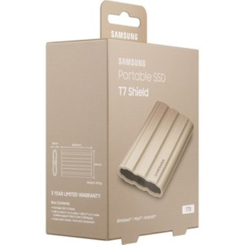 PORTABLE Solid State Drive - Samsung T7 MU-PE1T0K/WW 1 TB (Beige)