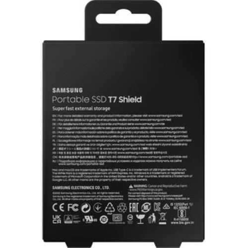 PORTABLE Solid State Drive - Samsung T7 MU-PE1T0S/WW 1 TB (Black)