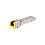 HPE Aruba 10G SFP+ LC SR transceiver for 10 Gbps data transfer, ideal for short-range optical networking in businesses.