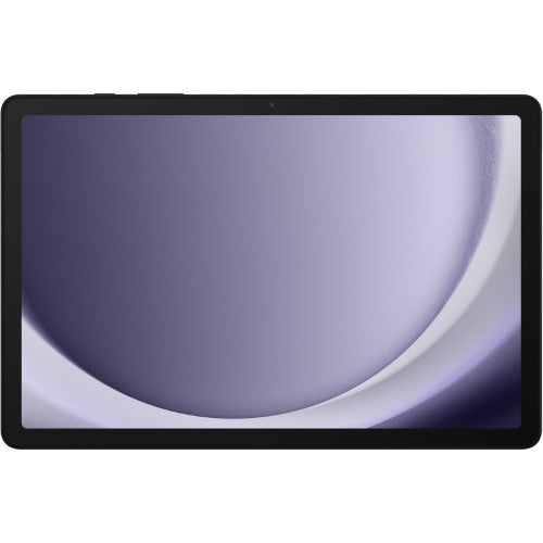 Samsung Galaxy Tab A9+ tablet featuring an 11" WUXGA display, octa-core processor, 5G connectivity, and sleek Graphite design.