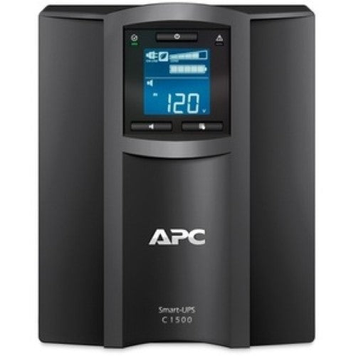 APC Smart-UPS C 1500VA with SmartConnect provides reliable power backup for servers and network devices with remote monitoring capabilities.