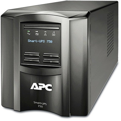 APC Smart-UPS 750VA LCD 230V backup solution with SmartConnect for reliable power during outages, features sine wave output.