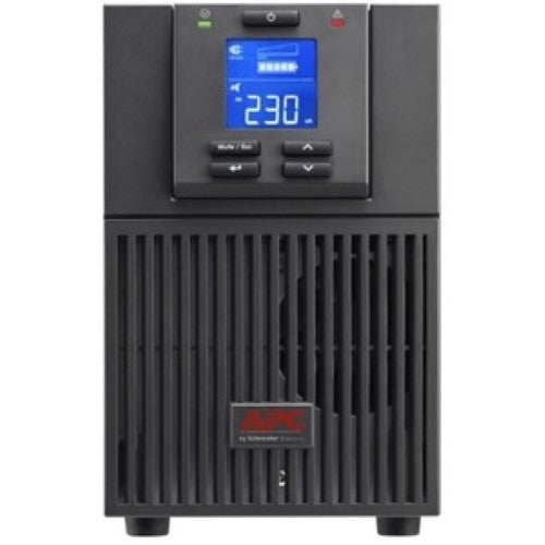 APC Easy UPS SRV 2000VA Tower; reliable power protection with 4-hour recharge, 4-minute backup, and wide voltage range.