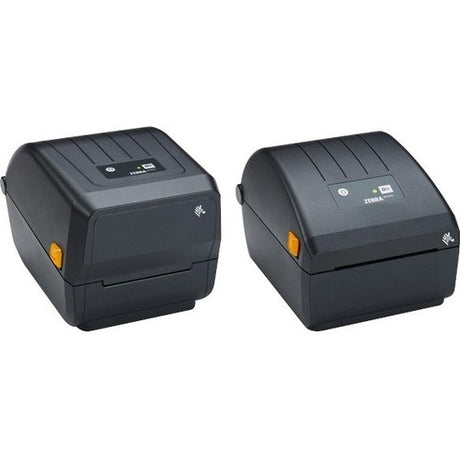 Zebra ZD230 Thermal Transfer Printer: Compact, durable design with Wi-Fi, Ethernet, fast printing, and 300M ribbon capacity.