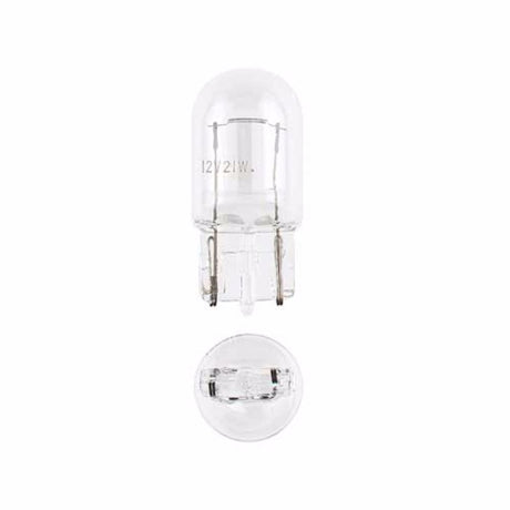 Narva 12v 21w T20 wedge globe bulbs pack of 10, designed for high performance and reliable automotive lighting.