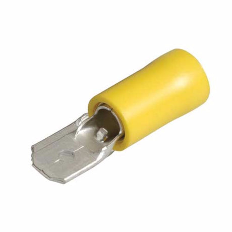 Narva Terminal Blade Male Yellow 6.3m, robust wiring solution for optimal electrical connections and easy identification.