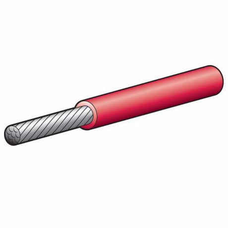 Narva 4mm Red Marine Cable, 30 pack, features oxygen-free copper for excellent conductivity and durable PVC jacket.