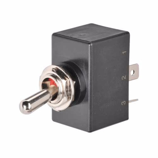 Robust Narva heavy-duty toggle switch with 25A rating, IP67 sealed for dust/water resistance, ideal for automotive and marine use.