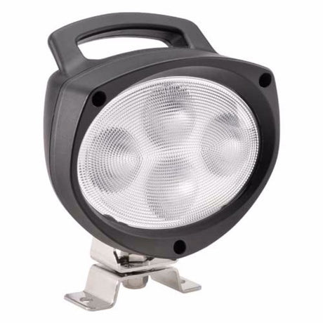 "Compact Narva Mini Senator LED worklamp with 1200 lumens, weatherproof switch, and durable polycarbonate lens."