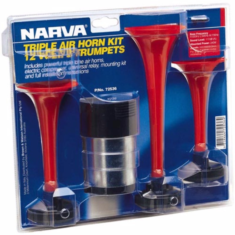 Narva - Horn Air Triple 12v