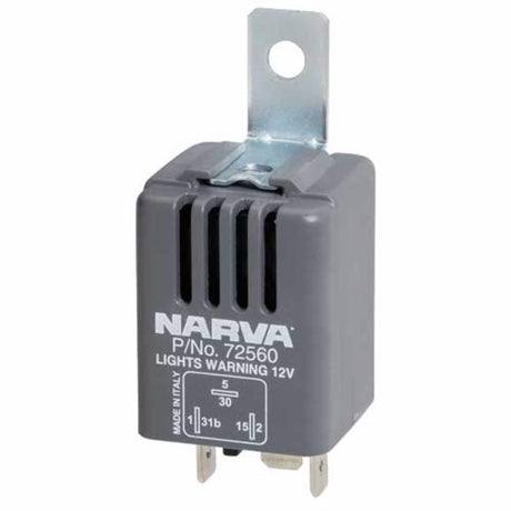 Narva Alarm Warning 12V Head Light features a loud 85 dB alarm to enhance vehicle security when doors are opened.