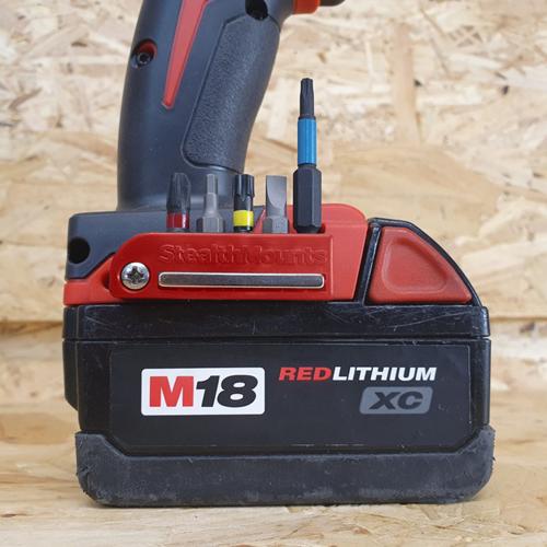 STEALTHMOUNTS Bit Holder for Milwaukee M18