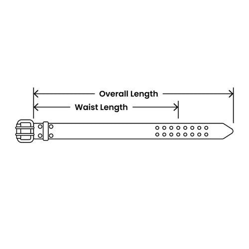 BUILDPRO 50mm Leather Work Belt (38")