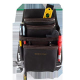BUILDPRO Oil Tanned Leather Nail Bag