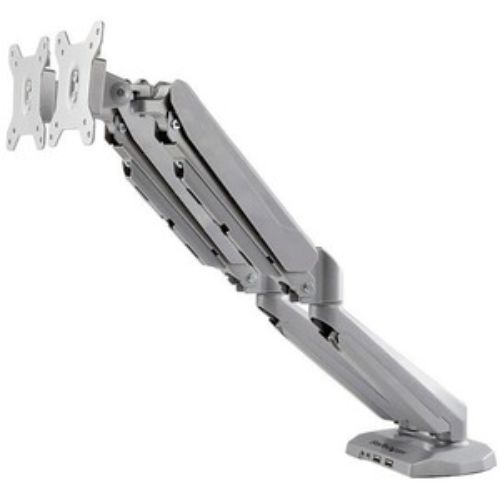 Desk Mount Dual Monitor Arm w/ USB/Audio - Startech