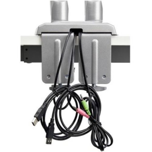 Desk Mount Dual Monitor Arm w/ USB/Audio - Startech
