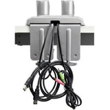Desk Mount Dual Monitor Arm w/ USB/Audio - Startech