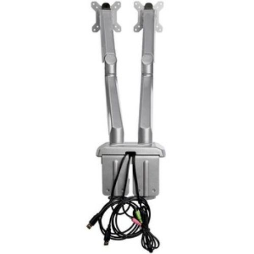 Desk Mount Dual Monitor Arm w/ USB/Audio - Startech
