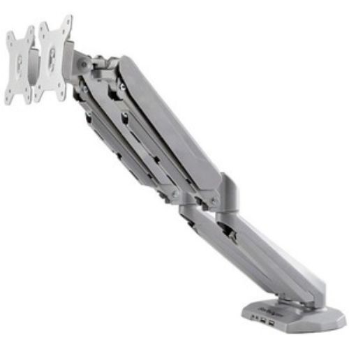 Desk Mount Dual Monitor Arm w/ USB/Audio - Startech