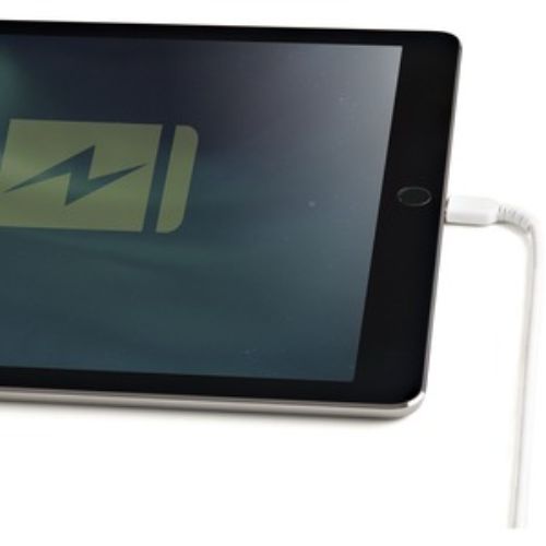 Durable USB-A to Lightning Cable 12" (White)