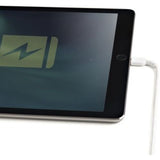 Durable USB-A to Lightning Cable 12" (White)