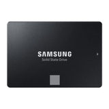 1TB Samsung 870 EVO SSD in black, ideal for desktops and laptops, with 560 MB/s read speed and 5-year warranty.