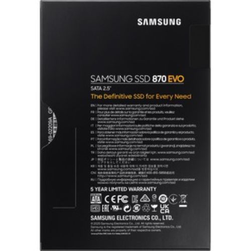 Solid State Drive - Samsung 2TB SSD 870 EVO 2.5IN SATA III