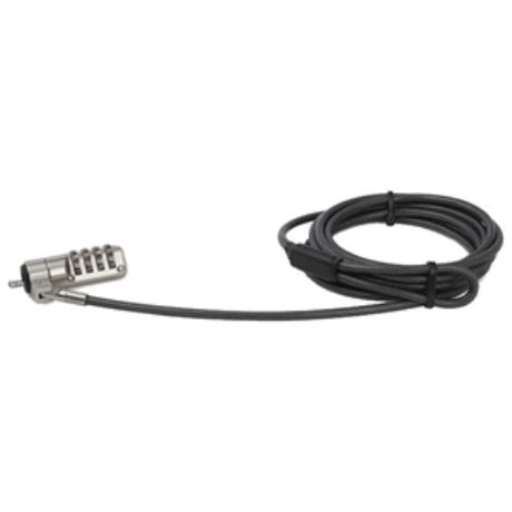 Startech Laptop Cable Lock with a 4-digit combination offers anti-theft protection for devices in high-traffic areas.