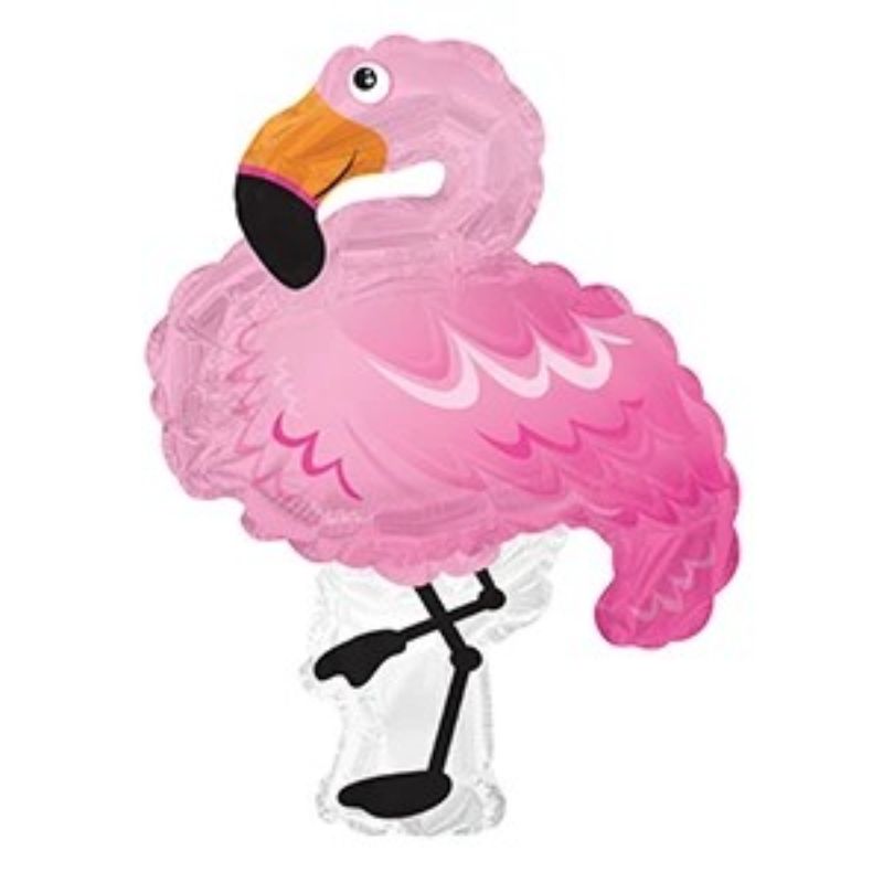 Air Filled Balloon - Flamingo with Legs (12")