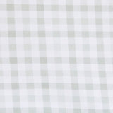 Waterproof Jersey Fitted Cot Sheet - Gingham Sage - All4Ella