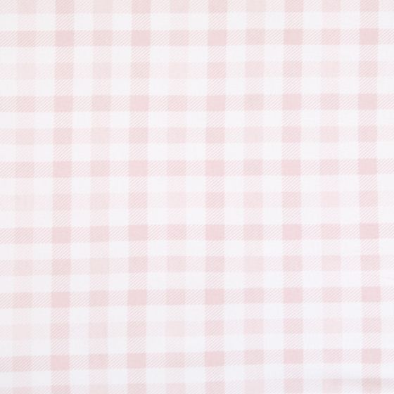 Waterproof Jersey Fitted Cot Sheet - Gingham Pink - All4Ella