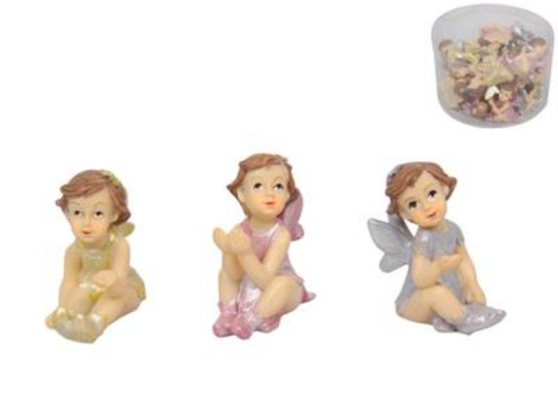 Ornament - Miniature Fairies 4cm (Pack of 24 Assorted)