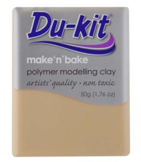 Du-Kit 50g 106 Cameo modeling compound, ideal for detailed sculpting and crafting, air-drying for lasting creations.