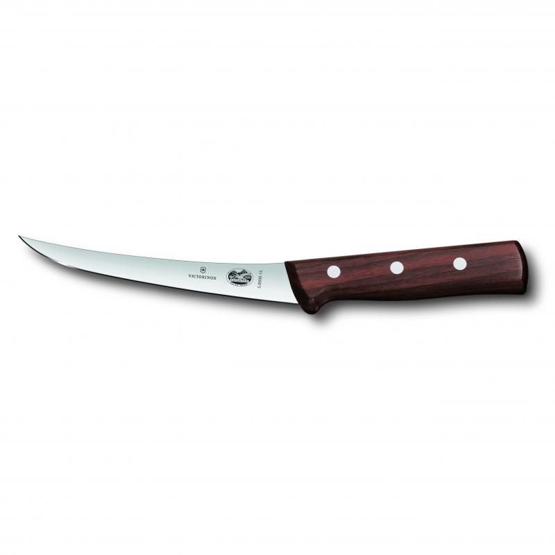 Victorinox Boning Knife Curved Narrow Blade American Handle 16cm | Rosewood