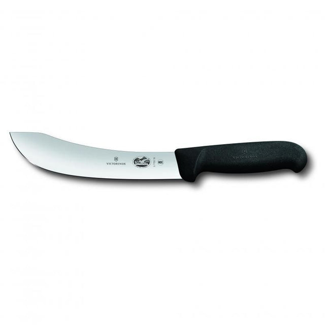 Victorinox 15cm skinning knife with ergonomic Fibrox handle, designed for comfort and precision in skinning small animals.