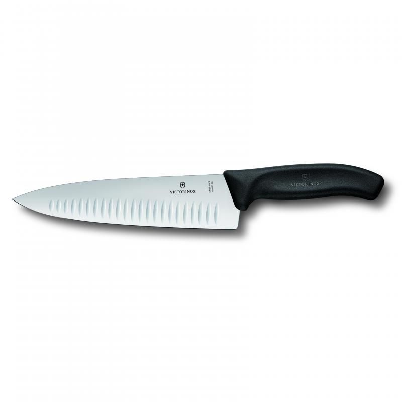 Victorinox Cooks-Carving Knife, 20cm,Extra Wide Fluted Blade, Classic,