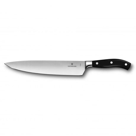 Victorinox Forged Chef's Knife in a gift box, featuring a 25cm wide blade and ergonomic handle for effortless cutting.