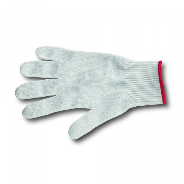 Medium Victorinox cut-resistant glove featuring stainless steel wire and polyethylene for exceptional comfort and safety.