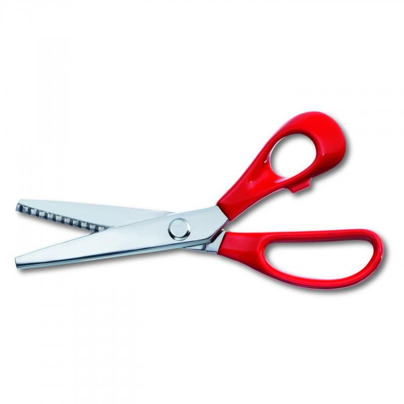 Victorinox Pinking Shears,21cm, Red Handles