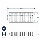 Nordic Ware Cinnamon Bread & Almond Loaf Pan, premium aluminum for perfect quick breads and almond cakes, 11.6x4.1x1.8 inches.
