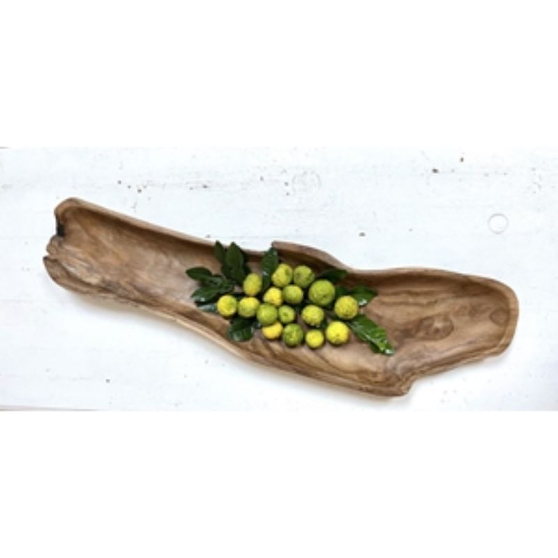 Long Bowl - Teak Organic (100cm)