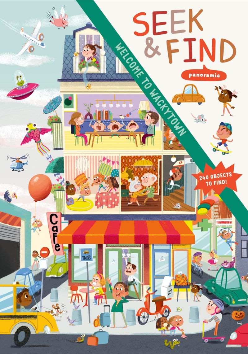 Welcome to Wackytown: Panoramic Seek & Find - Board Book