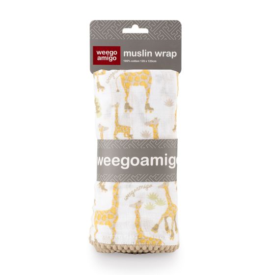 Weegoamigo Muslin Wrap - Skating Savannah - Weegoamigo