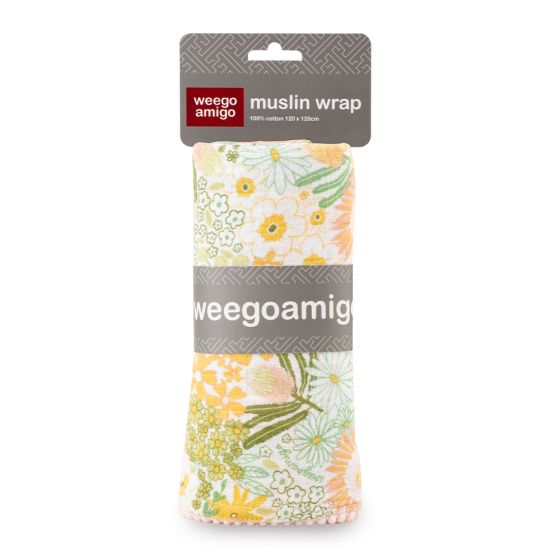 Weegoamigo Muslin Wrap - Floraful - Weegoamigo