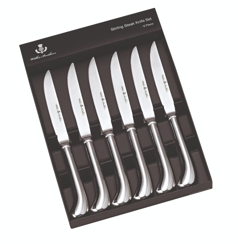 Wilkie Pistol 6 Piece Steak Knife Set