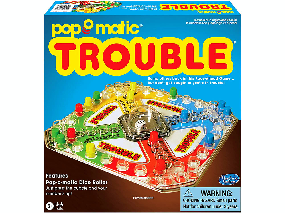 Trouble - Classic Edition, by Winning Moves USA - Board Game
