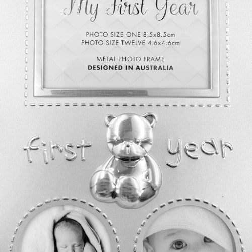 First Year Blue Metal Baby Frame 13 Photos  - Type 3