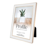 Eternal White/Rose Gold Metal Photo Frame