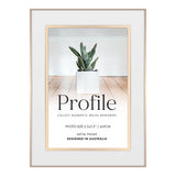 Eternal White/Rose Gold Metal Photo Frame